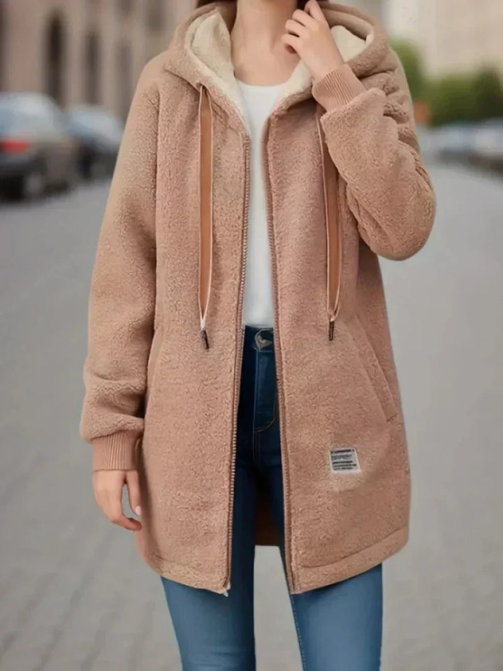 Chloe - Fleece hooded jacket
