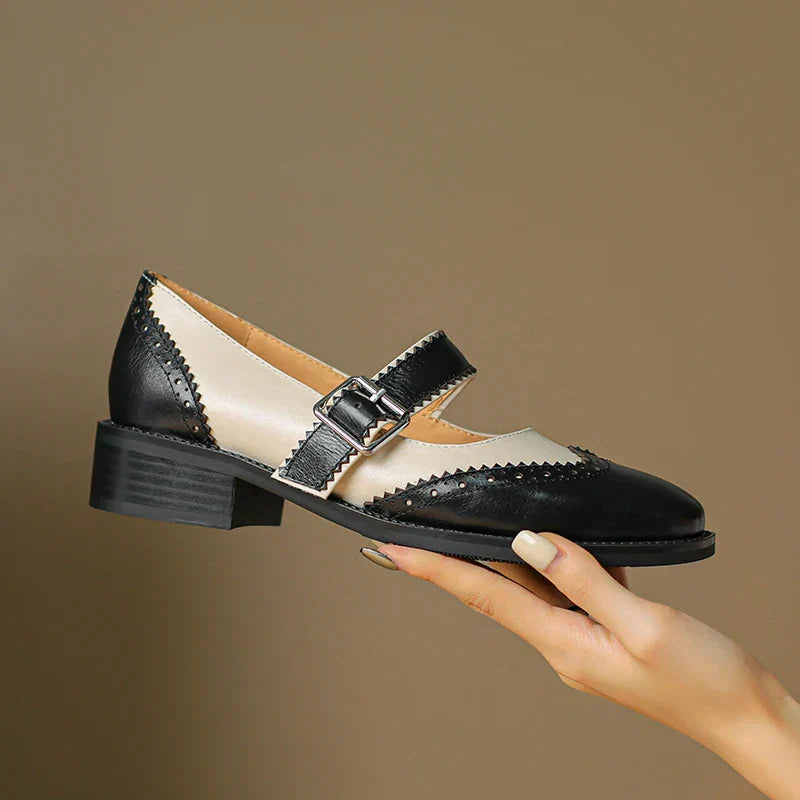Miana - Orthopedic Leather Mary Janes