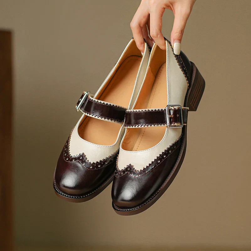 Miana - Orthopedic Leather Mary Janes