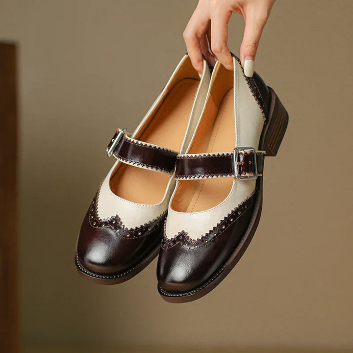 Miana - Orthopedic Leather Mary Janes