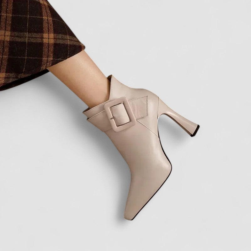 Elsie™ - Orthopedic Buckle Heel Boots