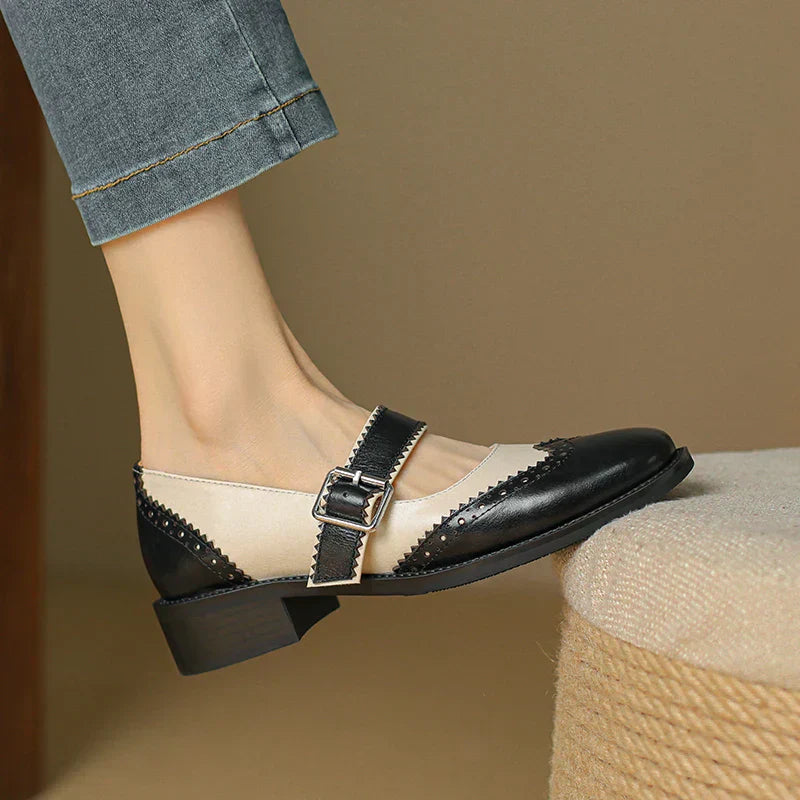 Miana - Orthopedic Leather Mary Janes