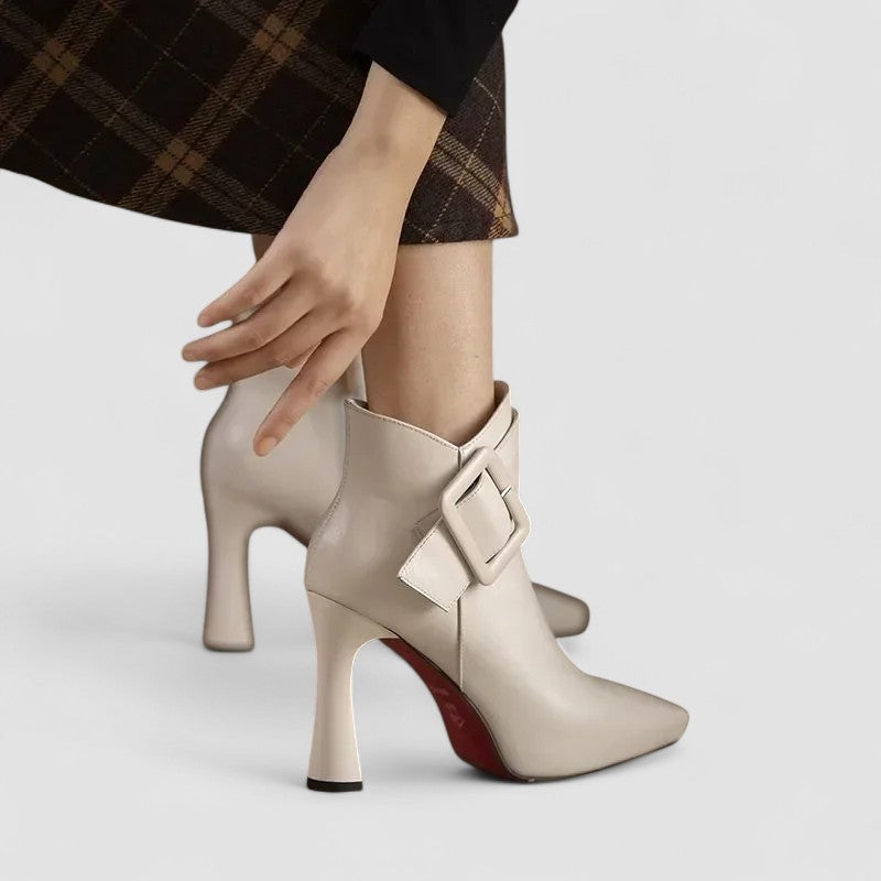 Elsie™ - Orthopedic Buckle Heel Boots