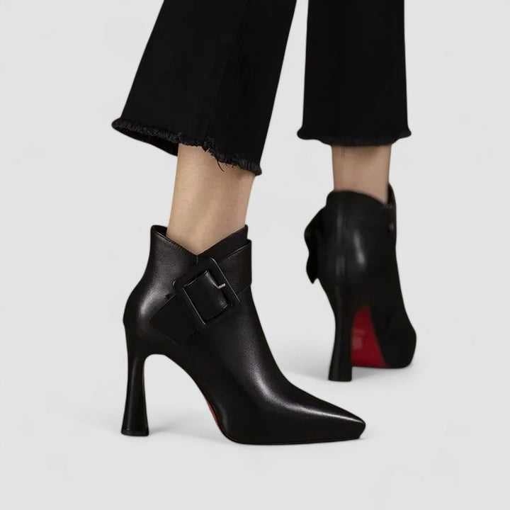 Elsie™ - Orthopedic Buckle Heel Boots