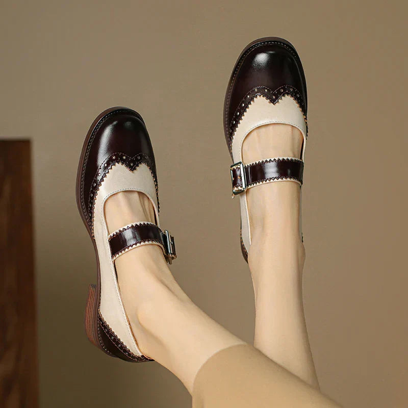 Miana - Orthopedic Leather Mary Janes