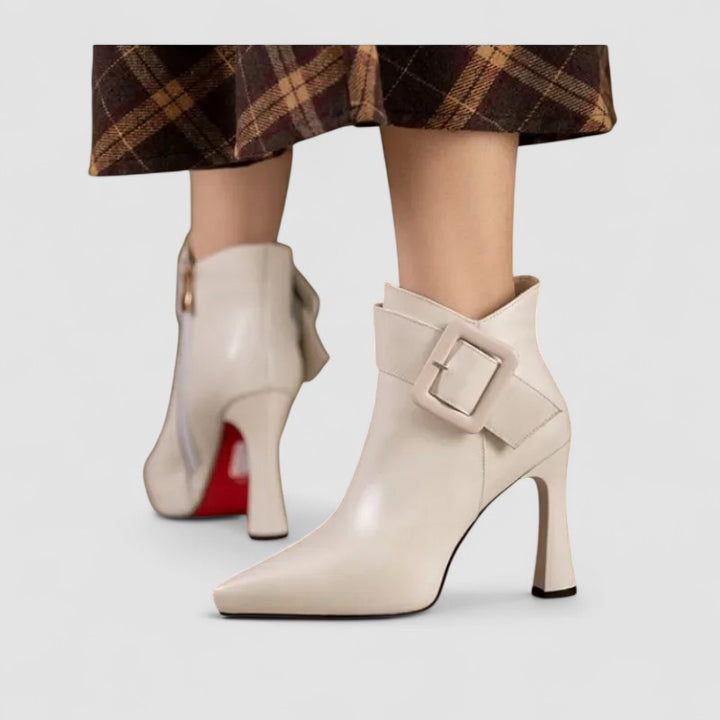 Elsie™ - Orthopedic Buckle Heel Boots