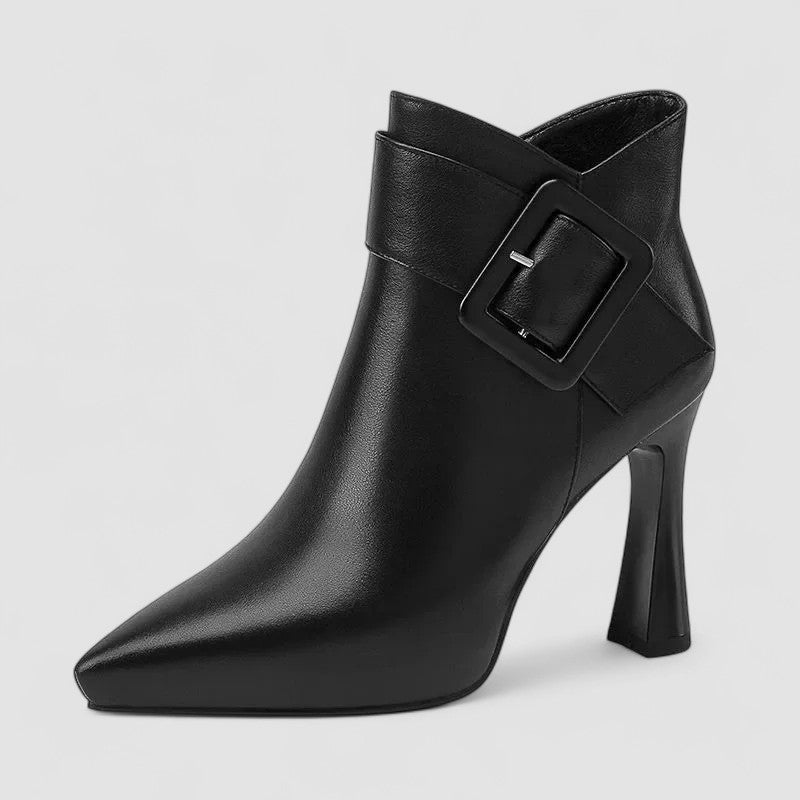 Elsie™ - Orthopedic Buckle Heel Boots